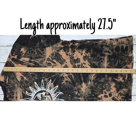Shein Curve Women’s Celestial Bleached Tie Dye Tee (Size 18/3XL) - Picture 10 of 10
